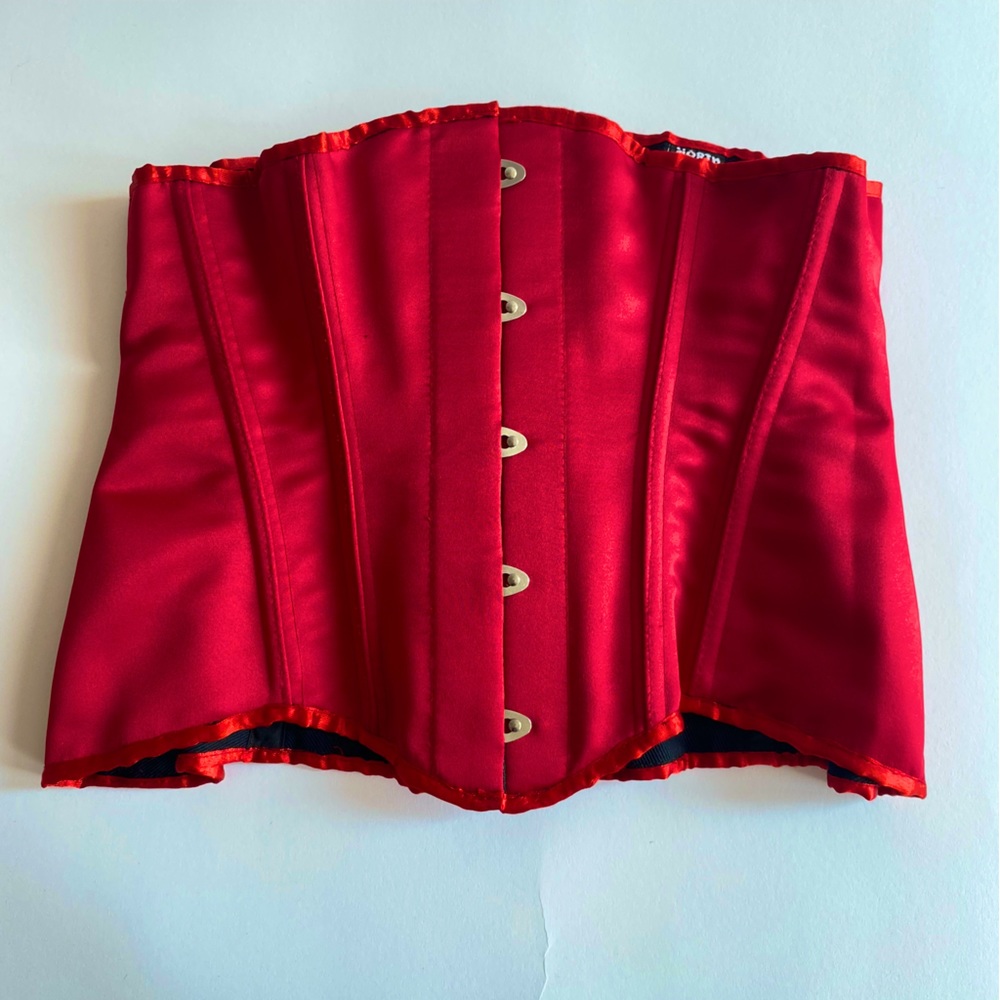 North Bound Leather Women’s Satin Red Underbust Cincher / Corset